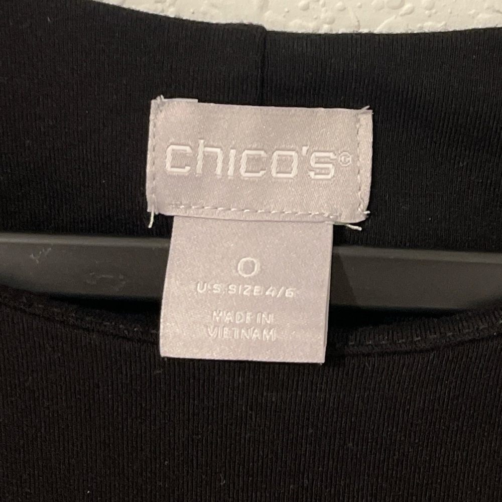Chico's Black Sleeveless Knit Maxi Dress - Picture 5 of 7